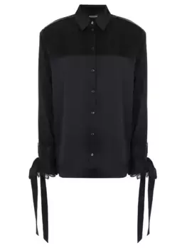 Блуза однотонная