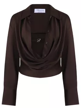 Блуза однотонная BLUMARINE