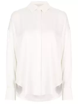 Блуза однотонная