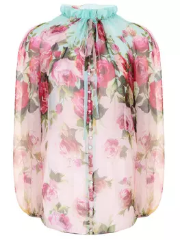 Блуза Пыльная Роза шелковая TATYANA NAIDENOVA