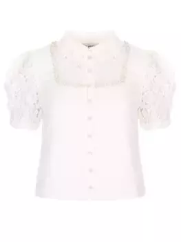 Блуза с кружевом