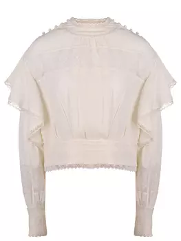 Блуза с кружевом IRO
