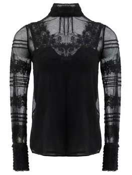Блуза с кружевом VALENTINO
