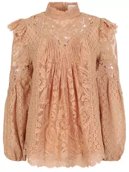 Блуза с кружевом ZIMMERMANN