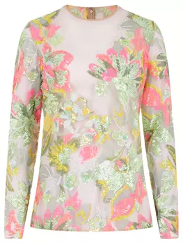 Блуза с пайетками ELIE SAAB