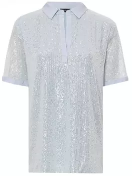 Блуза с пайетками KITON