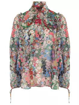 Блуза с принтом