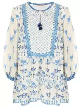 Блуза с принтом