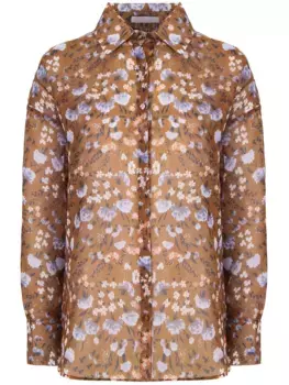 Блуза с принтом