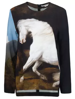 Блуза с принтом