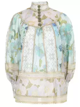 Блуза с принтом