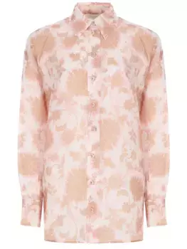 Блуза с принтом