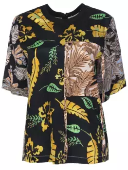 Блуза с принтом