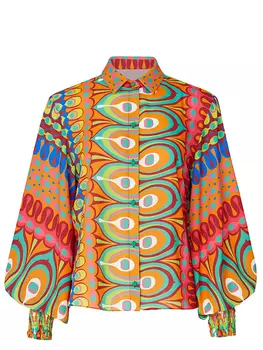 Блуза с принтом ALEXIS