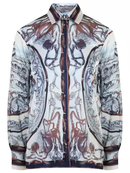 Блуза с принтом D.EXTERIOR