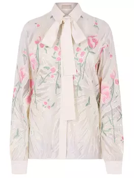 Блуза с принтом ELIE SAAB