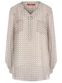 Блуза с принтом MARINA RINALDI