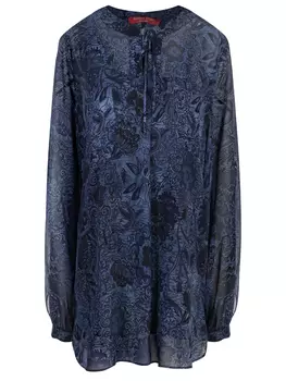 Блуза с принтом MARINA RINALDI