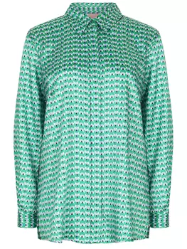 Блуза с принтом PERSONA BY MARINA RINALDI