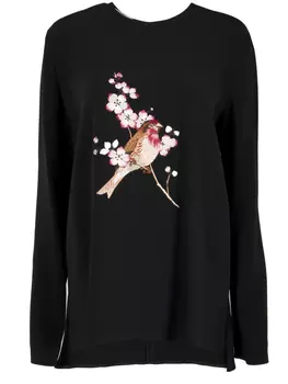 Блуза с принтом STELLA MCCARTNEY