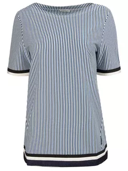 Блуза с принтом в полоску MONCLER