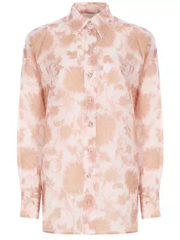 Блуза с принтом ZIMMERMANN