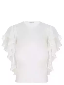 Блуза с рюшами