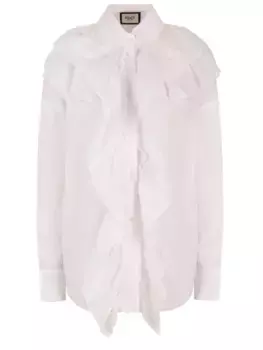 Блуза с рюшами