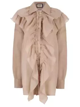 Блуза с рюшами