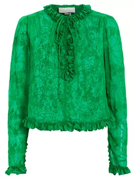 Блуза с рюшами ALEXIS