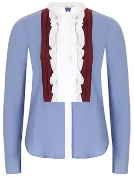 Блуза с рюшами BEATRICE