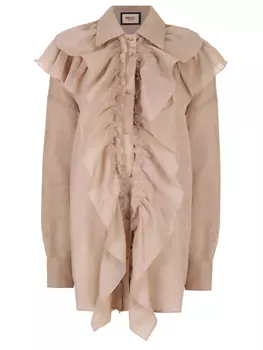 Блуза с рюшами SHATU