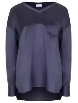 Блуза шелковая