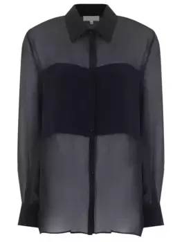Блуза шелковая