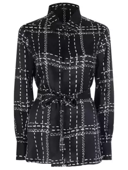 Блуза шелковая