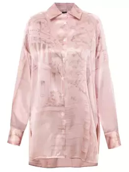 Блуза шелковая