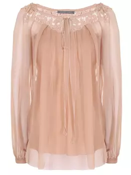 Блуза шелковая ALBERTA FERRETTI