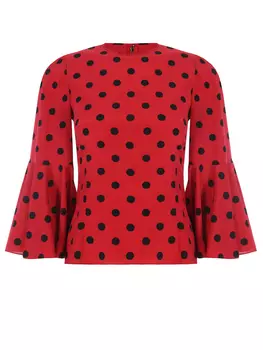 Блуза шелковая DOLCE & GABBANA