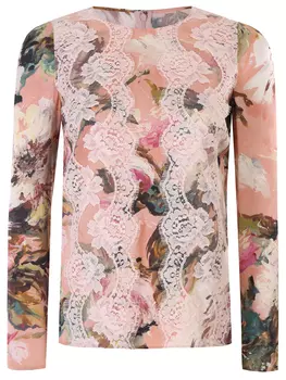Блуза шелковая DOLCE & GABBANA