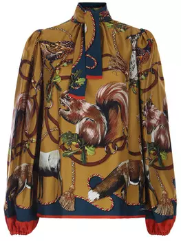 Блуза шелковая DOLCE & GABBANA