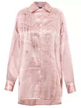 Блуза шелковая KITON