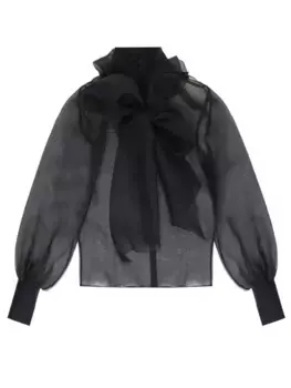 Блуза шелковая Orchidee Noir