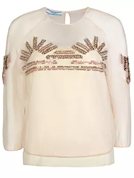 Блуза шелковая