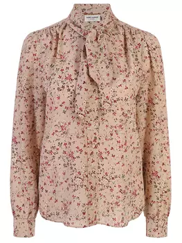 Блуза шелковая SAINT LAURENT