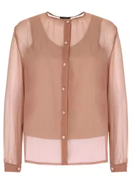 Блуза шелковая TOMBOLINI