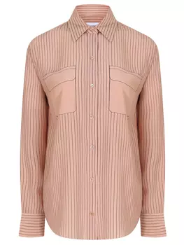 Блуза шелковая в полоску EQUIPMENT