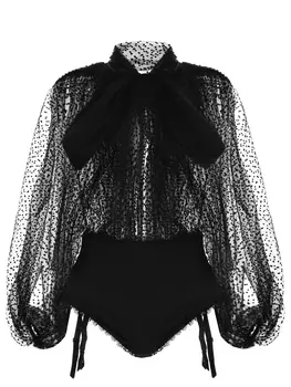 Боди из сетки