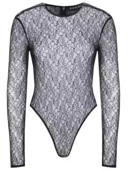 Боди кружевное