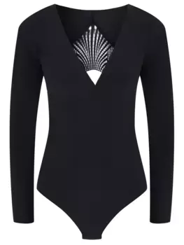 Боди однотонное