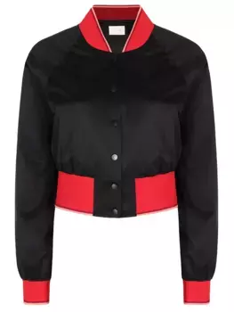 Бомбер атласный